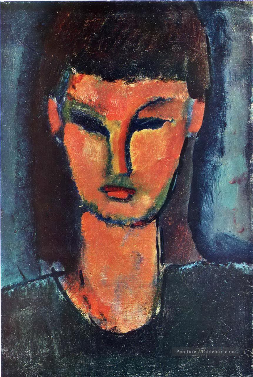 jeune femme 1910 Amedeo Modigliani Peintures à l'huile